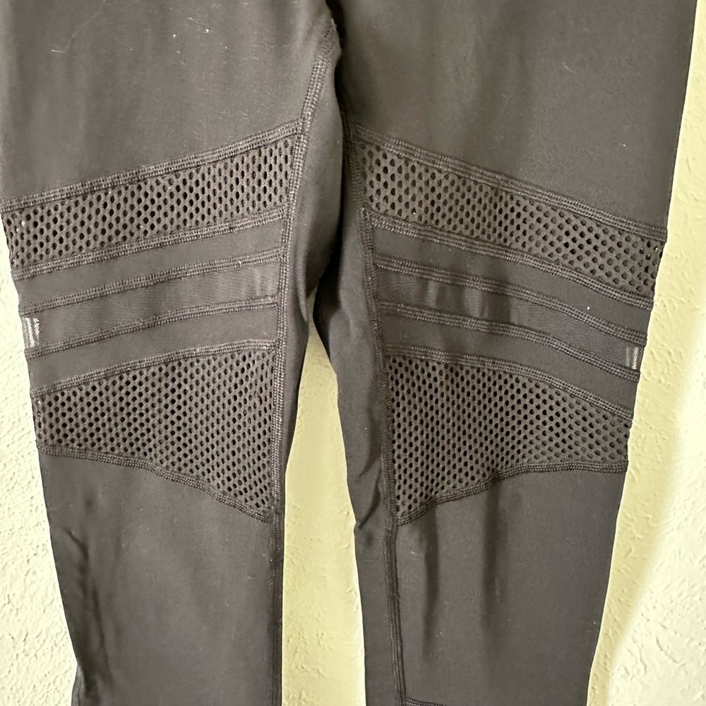 Lululemon Wunder Under Hi-Rise Tight Mix & Mesh 28" Black size 4 - Picture 7 of 9